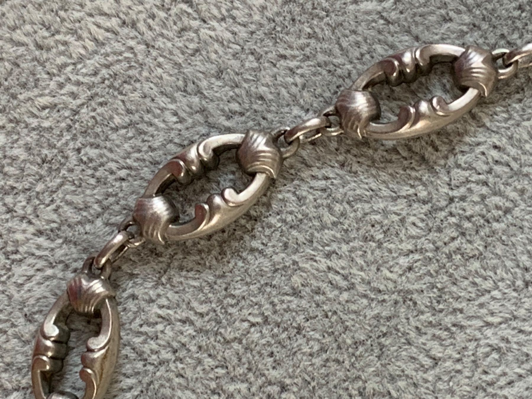 Ketten: Kette silber Jugendstil (47 cm) – Gebraucht aus Laufen von belleskulptur 6