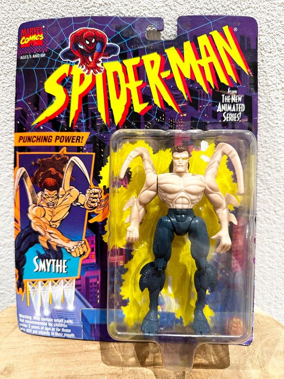 NEU ovp vintage rare Spider Man Smythe Marvel Toy Biz 1994 | Kaufen auf ...