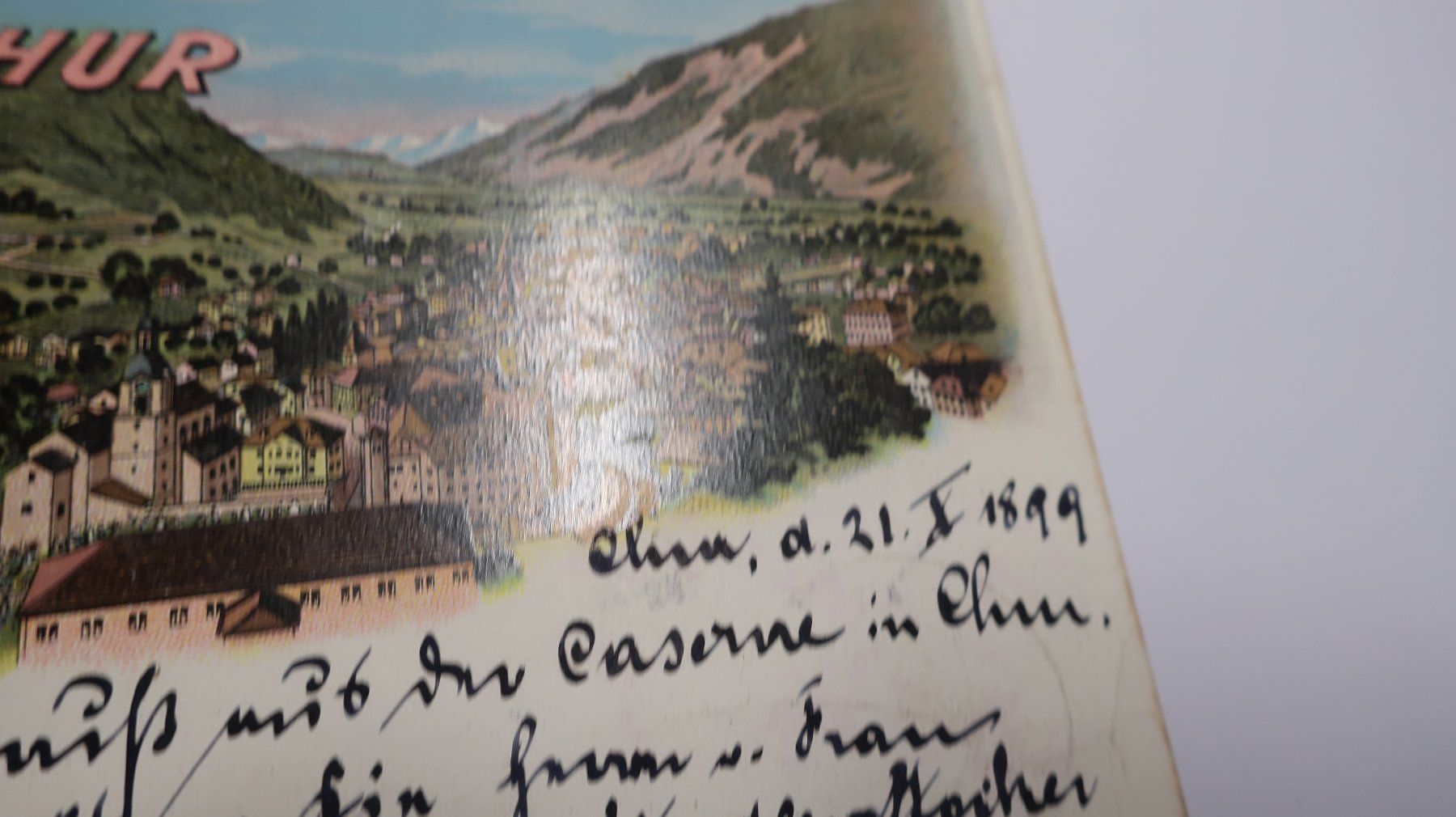 Cartoline postali: Gruss aus Chur 1899 – Usato da Cormoret venduto da Pascalll2001 2
