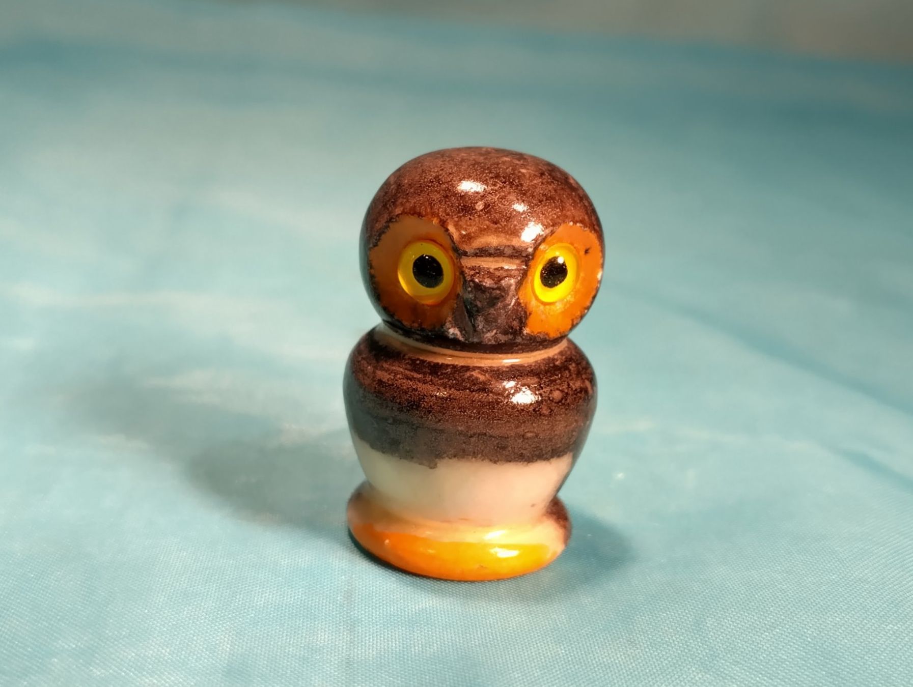 Figuren: Eule, Marmor, L: 4cm – Gebraucht aus Bellach von JingleCherry