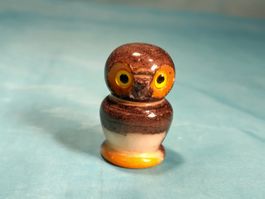 Eule, Marmor, L: 4cm