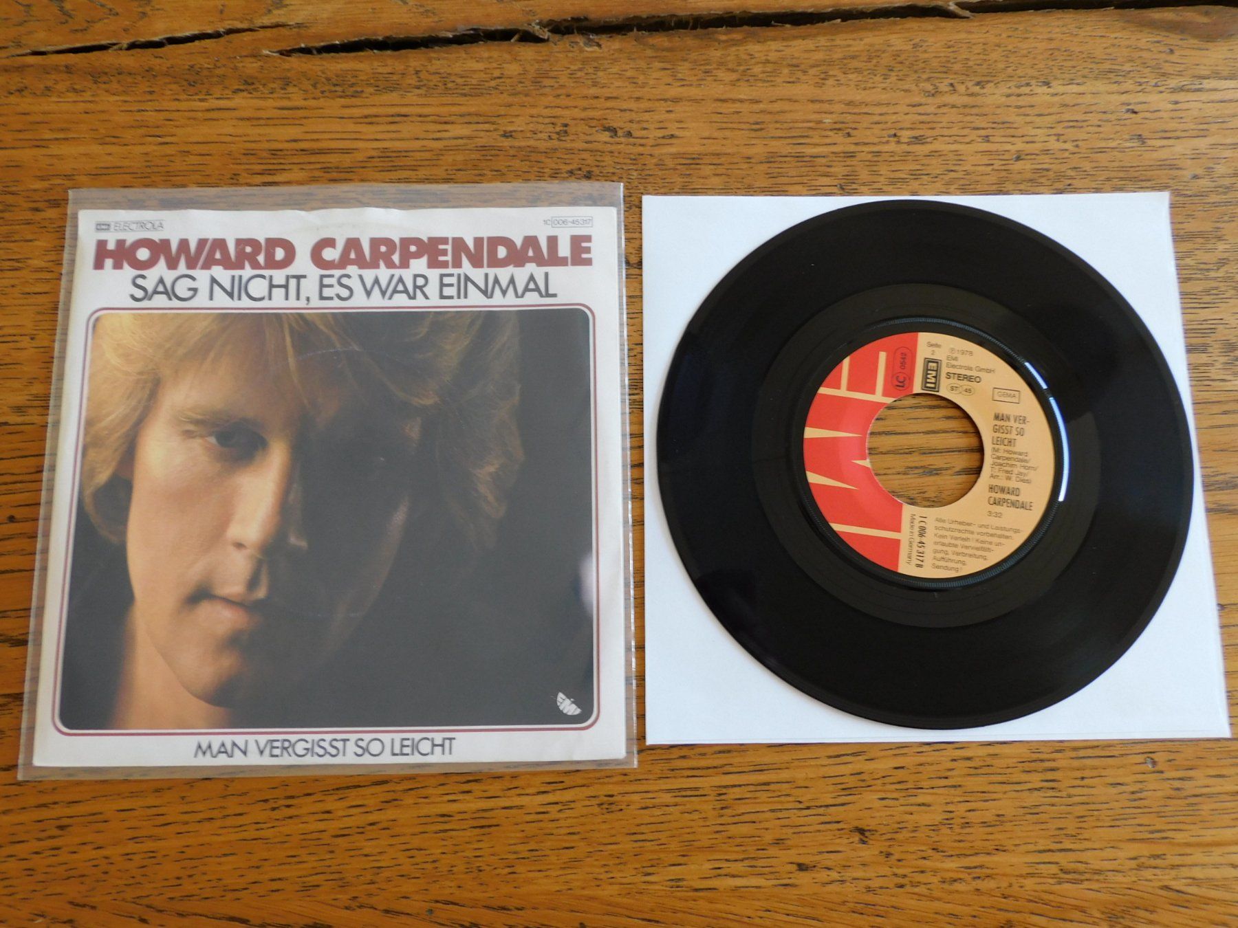Dischi in vinile: Howard Carpendale – Sag Nicht, Es War Einmal – Usato da Emmenbrücke venduto da lamorak 1
