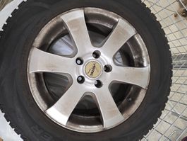 4x Winterkompletträder 215/65R16 inkl. Alufelgen