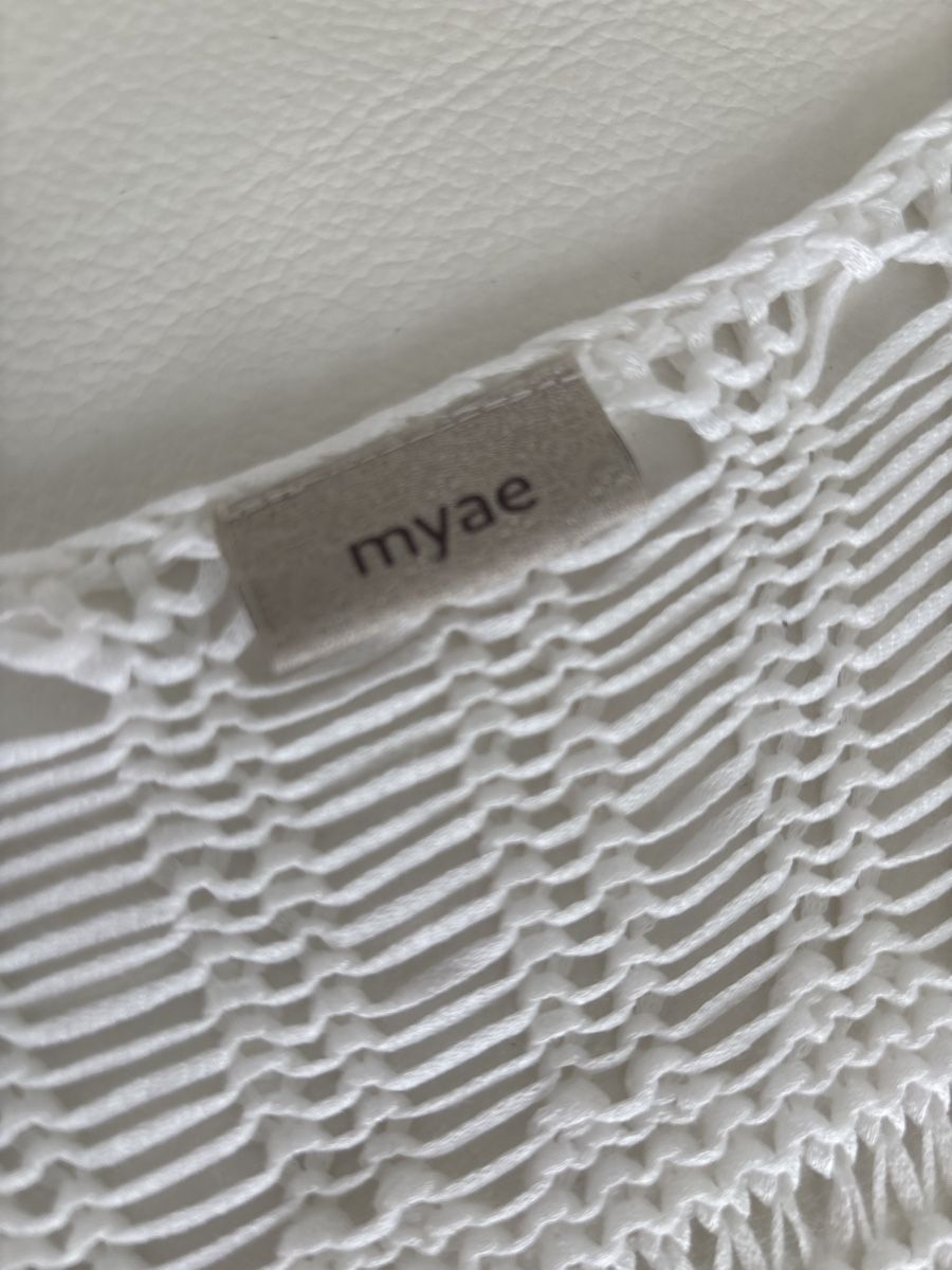 Maglioni & Felpe: MyAe Sommer-Strickpullover, weiss, Gr.S – Usato da langenthal venduto da rundholz7 6