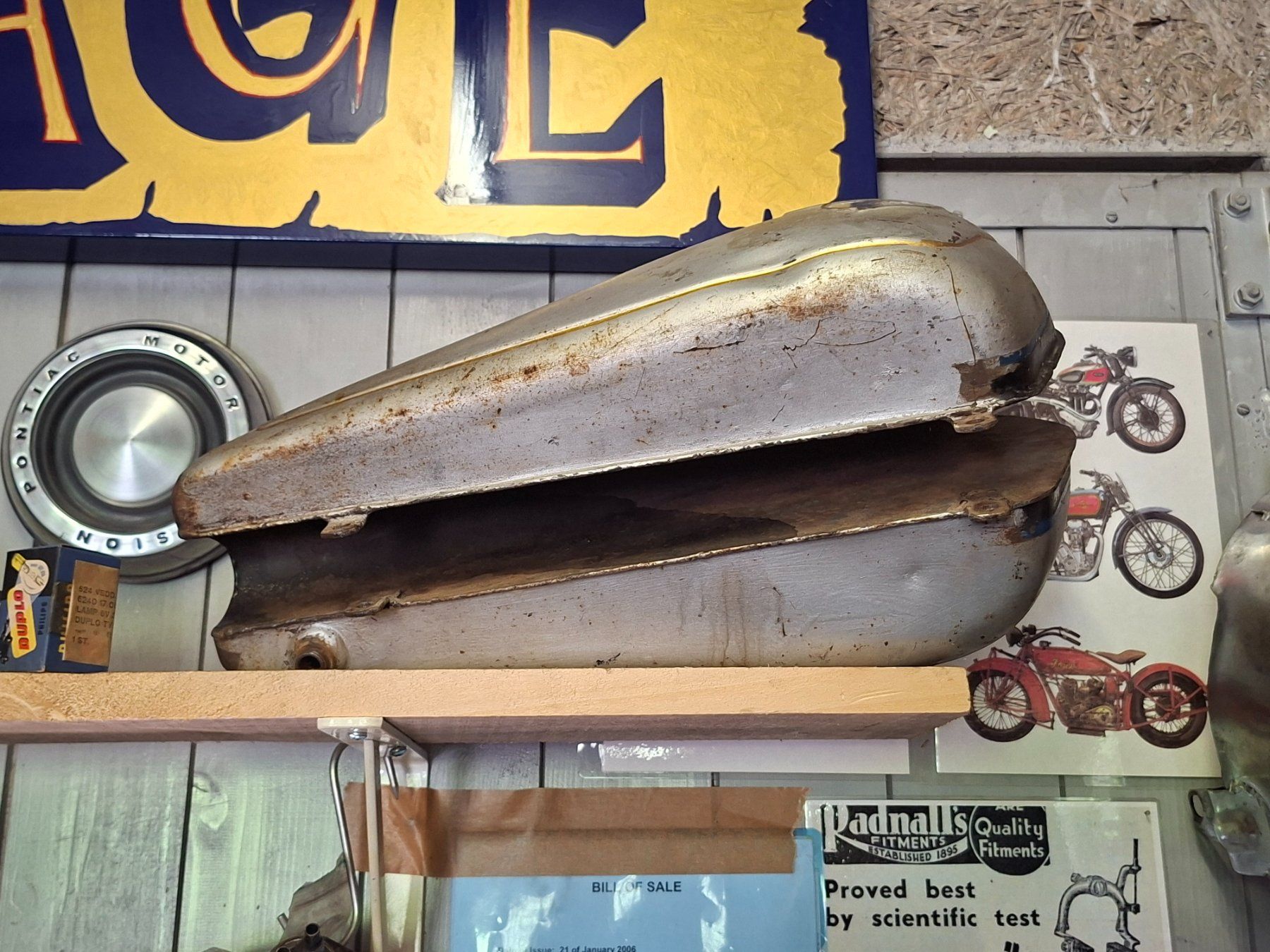 Autres accessoires p. véhicule: Tank NSU für Harley Custom – D'occasion à Haslen GL par elrockero 2