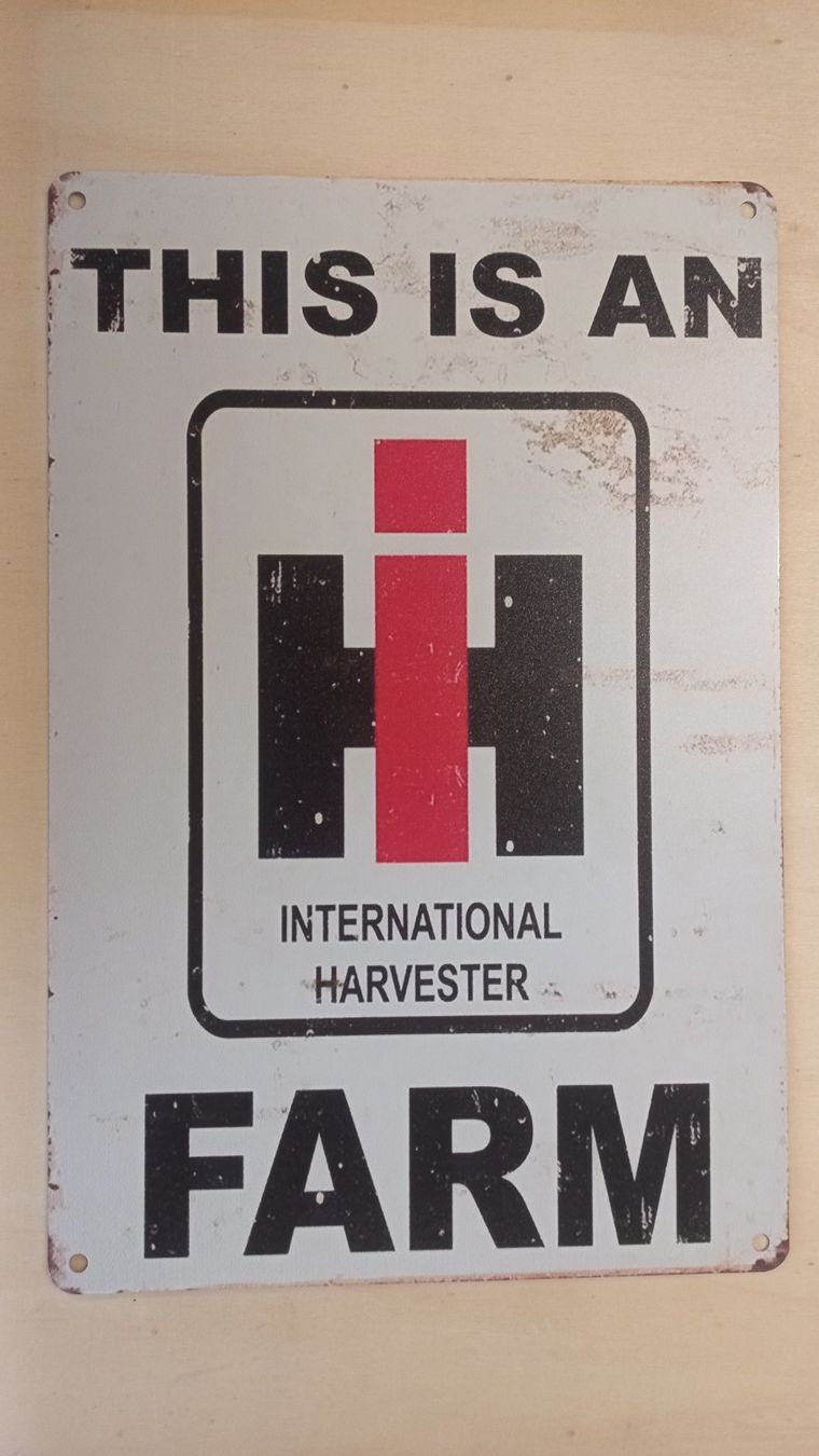 IHC Insegne: iHi Farm Blechschild – Nuovo (secondo la descrizione) da Alberswil venduto da mech350