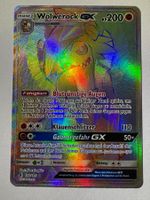 🔬✅ Pokémon Wolwerock GX 156/145 Stunde der Wächter DE NM