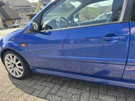 Tür links für Ford Fiesta ST MK5 (Facelift), Farbe Blau.