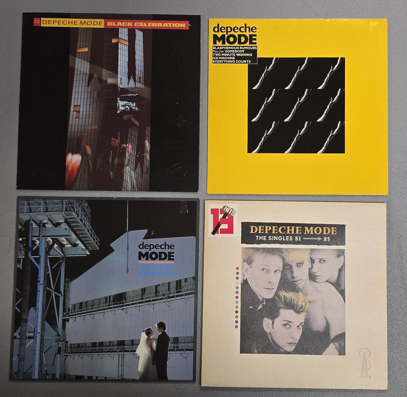 Dischi in vinile: 4 LPs Depeche Mode 80er Jahre – Usato da Biberist venduto da Sienna09