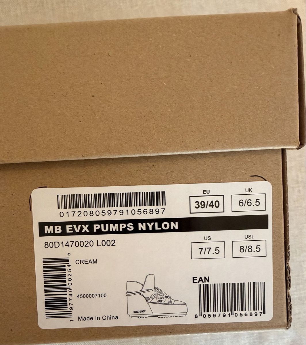 Moon Boot Scarpe da uomo: Moon Boots MB EVX PUMPS NYLON - 39/40 – Nuovo (secondo la descrizione) da Zürich venduto da xom_7hw2 6