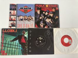 5x 7“ Hip-Hop LL Cool J Public Enemy Beastie Boys Michel‘le
