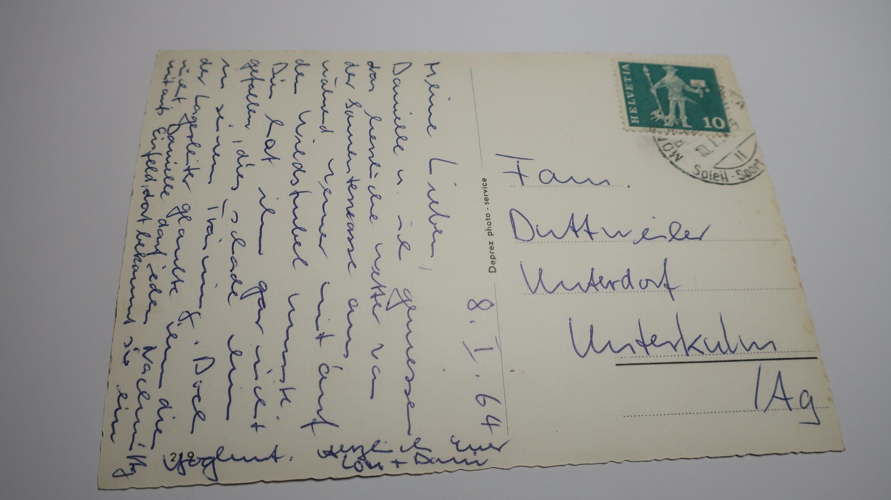 Ansichtskarten: Crans s. Sierre Multivues 1964 – Gebraucht aus Cormoret von Pascalll2001 6