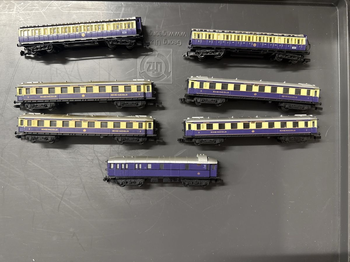 Arnold Modellini di ferrovie: Modelleisenbahn Waggons Rheingold, Spur N – Usato da Berikon venduto da TopLok 4