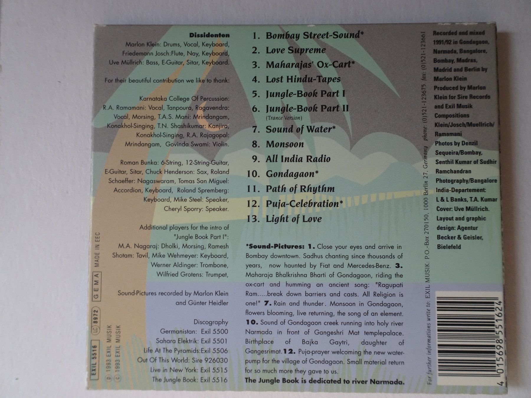 CD: CD Dissidenten   The Jungle Book – Usato da Schönenwerd venduto da schnitzunddrunter 1