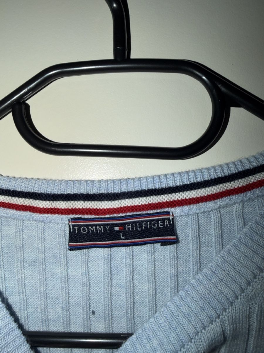 Tommy Hilfiger Maglioni & Felpe: Pullover Tommy Hilfiger hellblau  Grösse S- L – Usato da Wattwil venduto da betsar.13 1