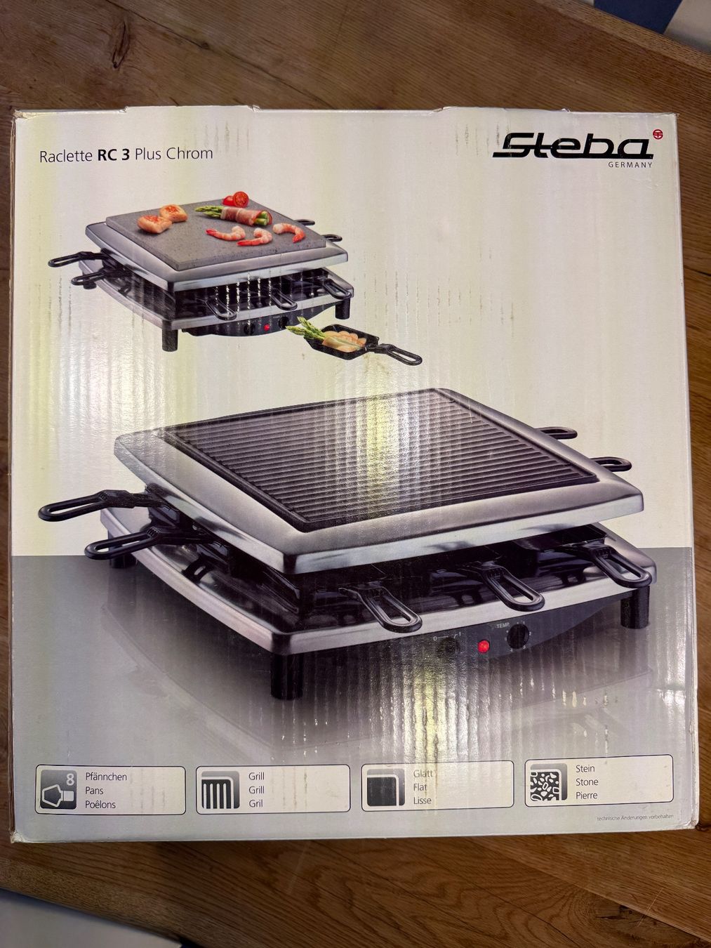 Elettrodomestici da cucina: Tischgrill - Raclette RC 3 Plus Chrom – Usato da Zetzwil venduto da gent1974 4