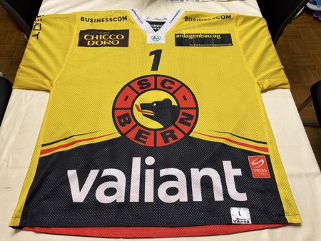 SC Bern Gameworntrikot Junioren Nummer 1 Grösse L
