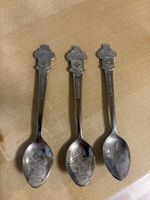3 cucchiaini Rolex Bucherer Lugano metallo argento