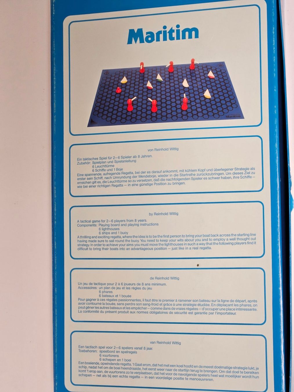 Giochi: Maritim Brettspiel 1987 – Usato da Oberdorf BL venduto da BaldenEagle 3