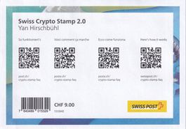 Swiss Crypto Stamp 2.0 Token Yan Hirschbühl, ab Nennwert++