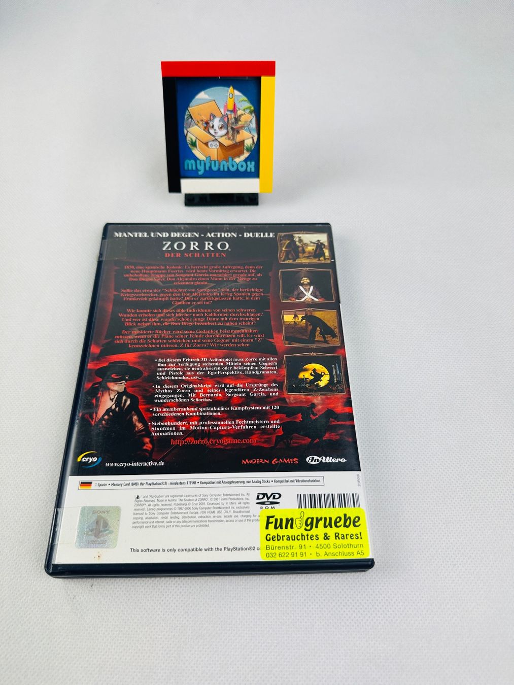 Giochi: Playstation 2 PS2 Zorro  Der Schatten CIB Multilingual – Usato da Kappel SO venduto da MyFunBox 1