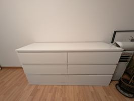Kommode weiss mit 6 Schubladen guter Zustand