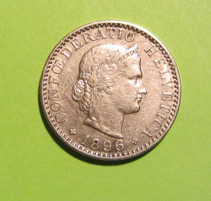 Tutti le monete: 20 Rappen Münze 1896 – Usato da Malters venduto da Hausi88