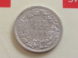 1/2 Franken 1976 ss+