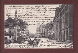 BERN - Kornhausplatz - Tram - Kutsche - 1909