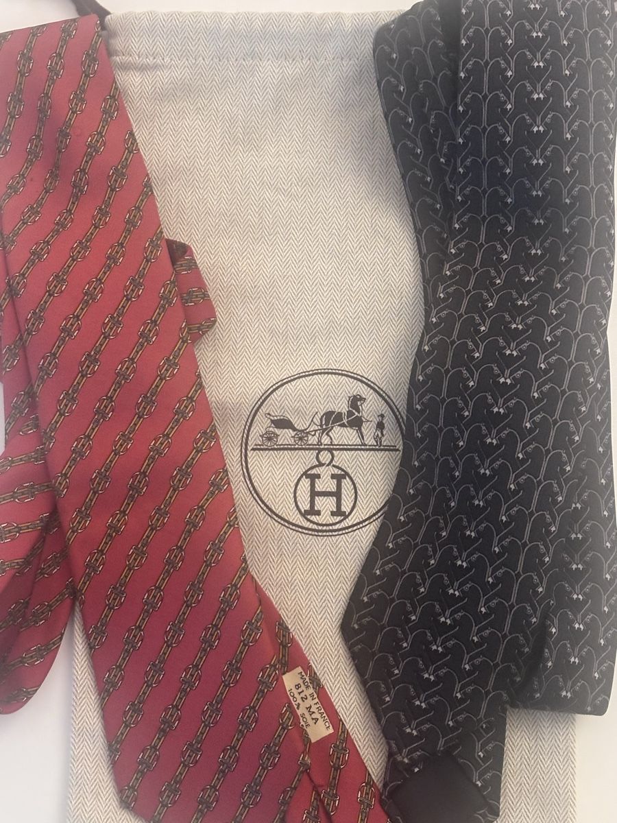 Hermès Cravatte: HERMÈS 2 CRAVATTE – Usato da Chiasso venduto da Aupa74 4