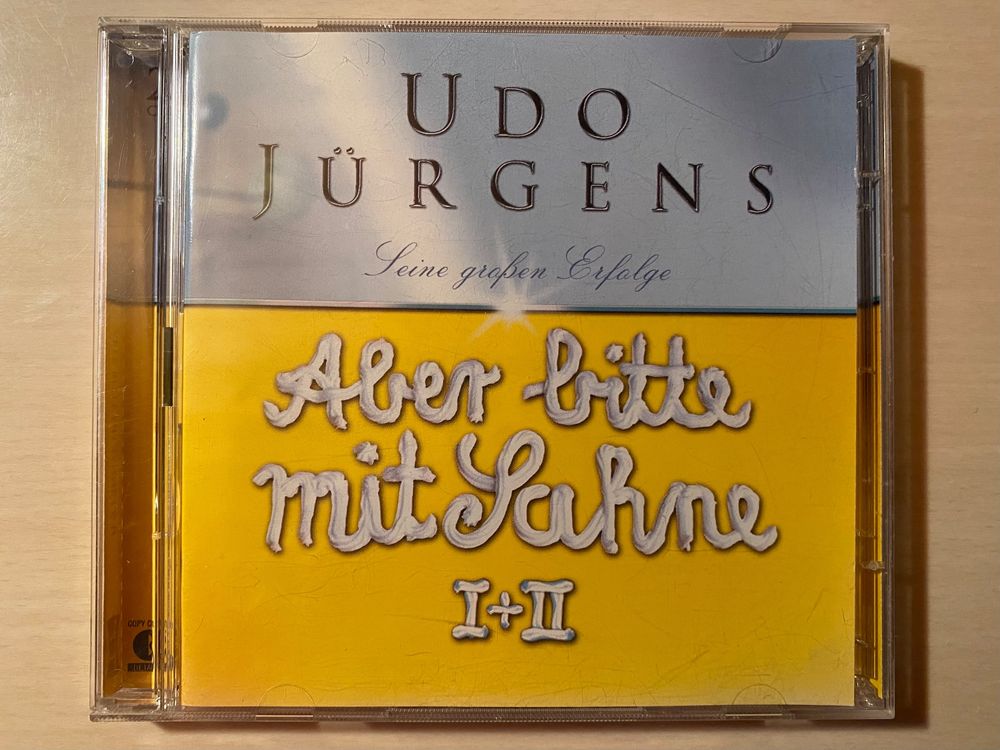Udo Jürgens 2CD - Aber bitte mit Sahne I & II (Gebraucht) in Oberried ...
