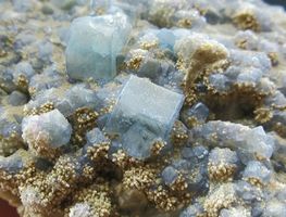 RaRe Blue Fluorite, Huanggang Fe-Sn deposit, Inner Mongolia