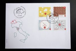 2008 FDC Die CH aus Sicht ausl. Künstler
