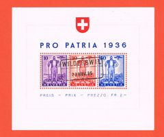 Pro Patria Block 1936