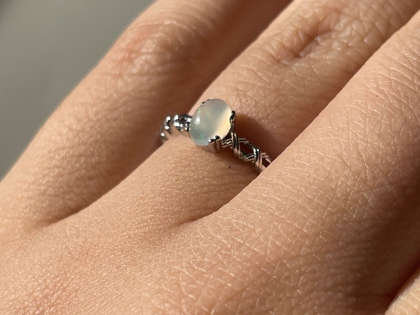 Bagues: Echter Australischer Opal – Edelsteinring – Neuf avec emballage d'origine à Schiers par sisikristall 1