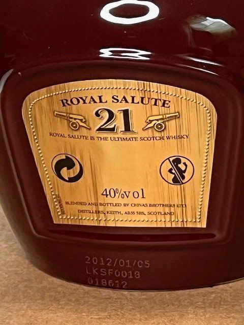 Chivas Regal Bevande alcoliche: Chivas Royal Salute 21 jährig – Nuovo e nell'imballaggio originale da Bösingen venduto da Guesli1 1