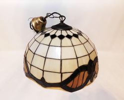 Vintage Tiffany Hängelampe 1970 / 80er