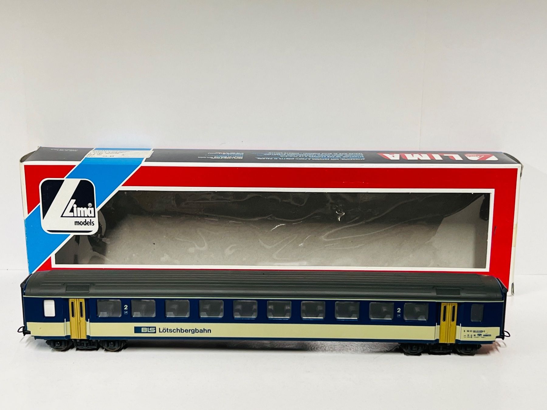 Lima Modellini di ferrovie: Lima 30 9290K BLS LÖTSCHBERGBAHN 2.Kl. H0 DC – Usato da Geroldswil venduto da TopTrain54 2