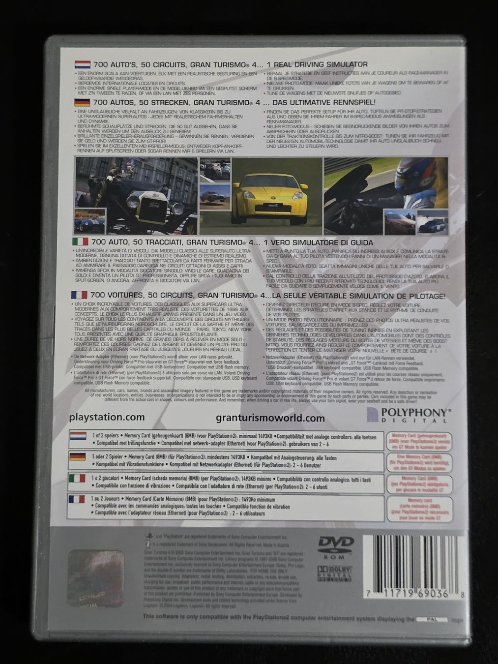 Sony Console: PS2 SLIM + GRAN TURISMO 4 [PS2] – Usato da Bellinzona venduto da egemon 5