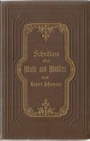 Robert Schumann Schriften über Musik und Musiker 1888