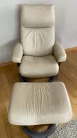 Relaxsessel drehbar mit Hocker