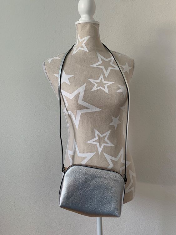 H&M Crossbody Bag silber, Umhängetasche Kaufen auf Ricardo