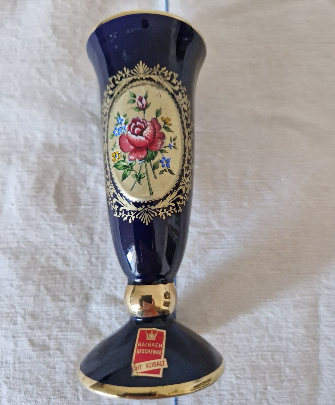 Vasen & Gefässe: Cobalt Vase – Gebraucht aus Bern von Antikbatik 7
