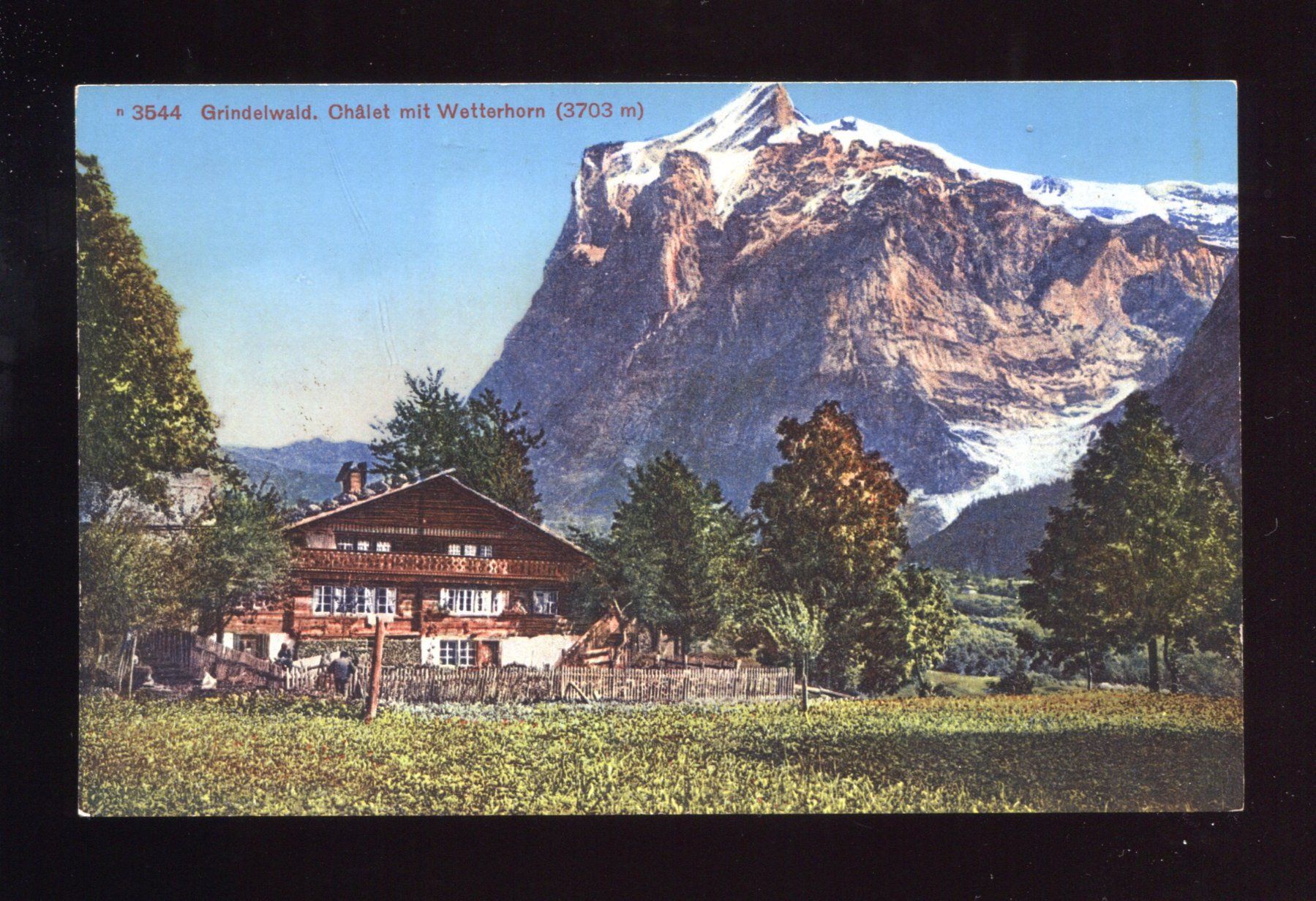 Ansichtskarten: Grindelwald, Wetterhorn – Gebraucht aus Aarau von Elmaar41