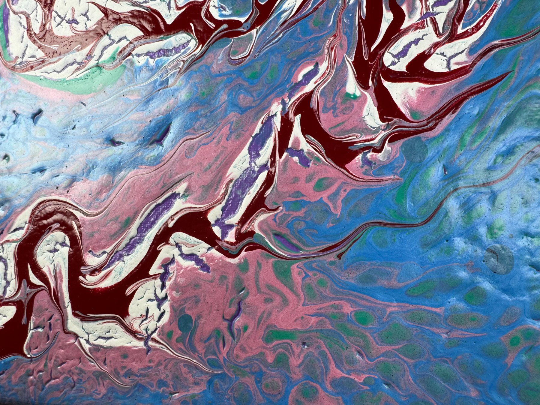 Dipinti: Acryl-Flüssigmalerei, rechteckig – Usato da Schlieren venduto da MayaSheng1983 1