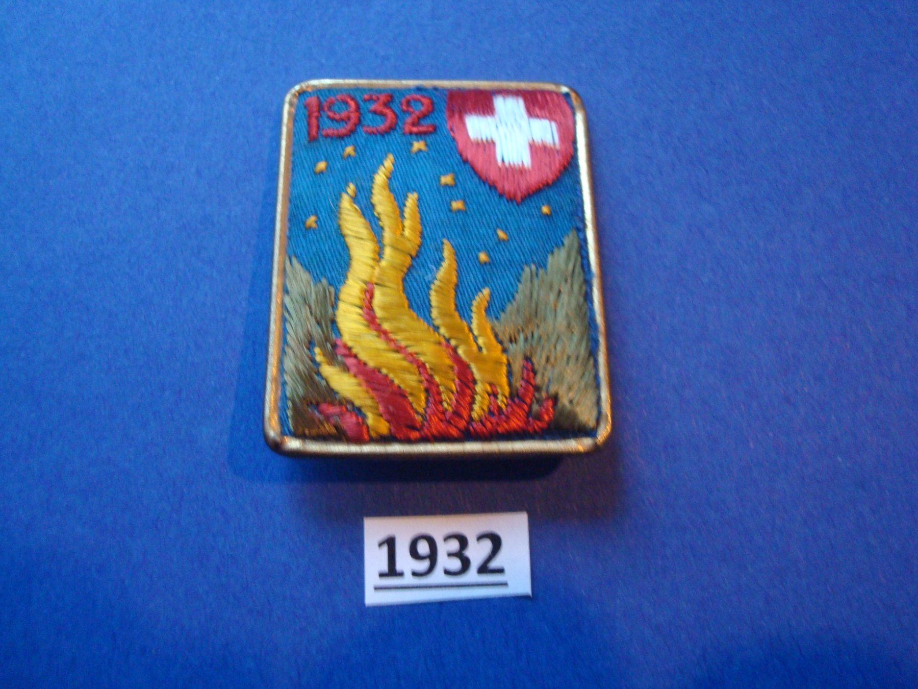 Placchette & Badge: Abzeichen 1. August 1932 – Usato da Riehen venduto da Baerewaegli