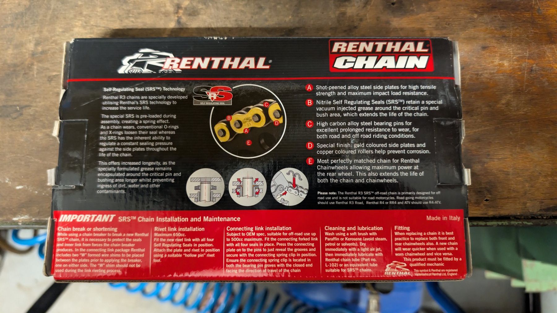 Renthal Alle Motorradersatzteile: Renthal O-Ring Kette – Gebraucht aus Islikon von Dave_o 1
