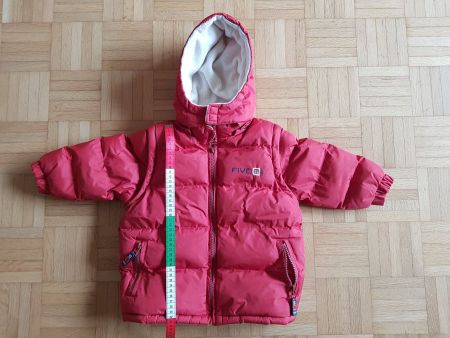 Winterjacke sehr warm und robust Grösse 86 / 92 orange