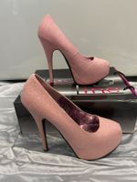 Bordello Pumps Plateau rosa Gr 37 Neu