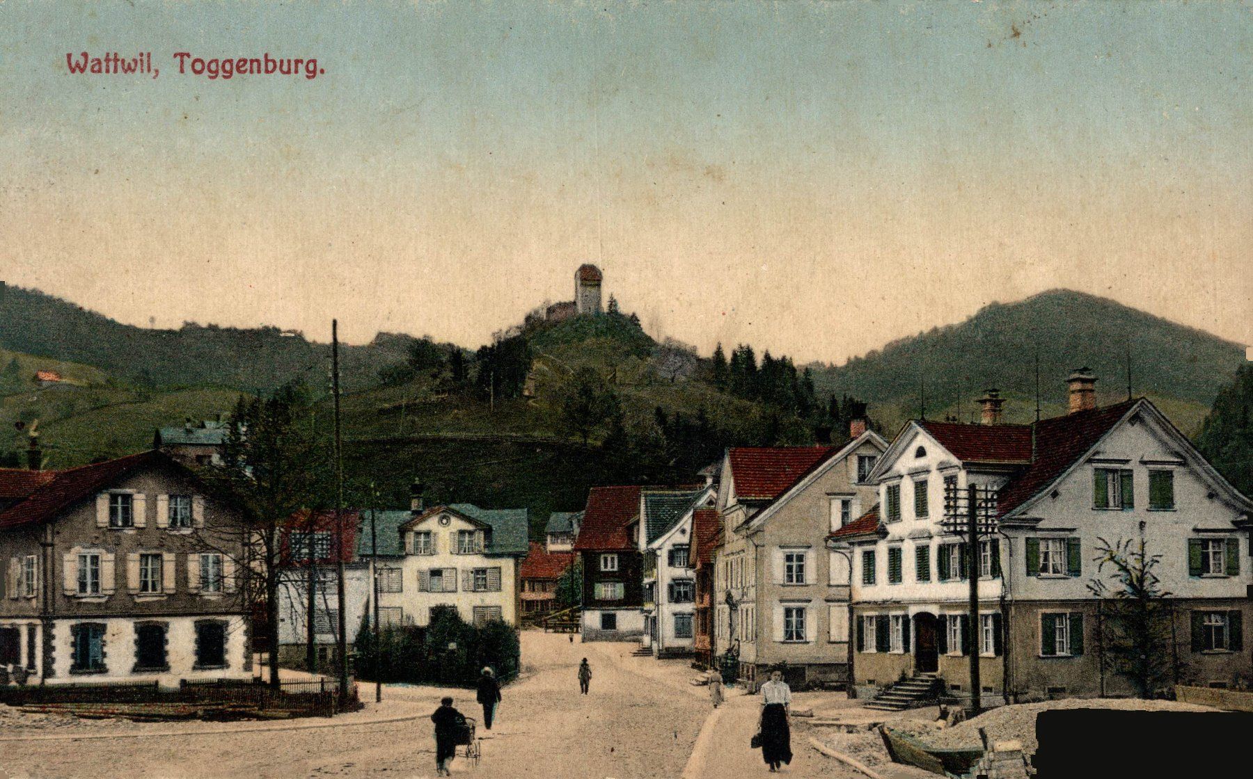 Ansichtskarten: Wattwil. Toggenburg – Gebraucht aus Bronschhofen von Astore